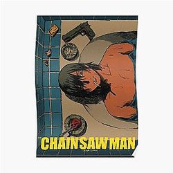 Chainsaw Man Posters - Aki Hayakawa Chainsaw Man Retro Style Poster Poster RB0908 #555573