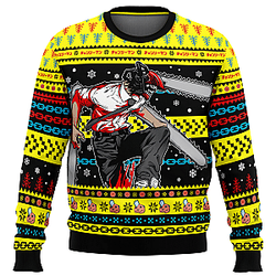 Chainsaw Man Devil Hunter Denji Ugly Christmas Sweater 