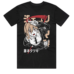 Dark Fantasy Manga Style Graphic NTAN1404 Chainsaw Man T-Shirts