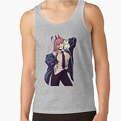 Chainsaw Man Tank Tops - Power - Chainsaw Man Tank Top RB0908 #555608