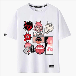 Chainsaw Man T-Shirts -Cartooncore Power Chainsaw Man Shirt