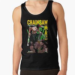 Chainsaw Man Tank Tops - Chainsaw Man Tank Top RB0908 #555603
