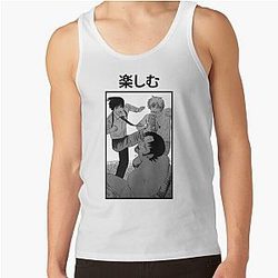 Chainsaw Man Tank Tops - DENJI AND AKI CHAINSAW MAN Tank Top RB0908 #555616