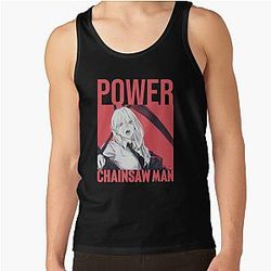 Chainsaw Man Tank Tops - Power - Chainsaw Man Tank Top RB0908 #555618
