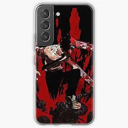 Chainsaw Man Cases - Red Chainsaw Man Samsung Galaxy Soft Case RB0908 #555548