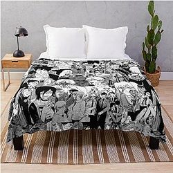 Chainsaw Man Blanket - Chainsaw Man Collage Throw Blanket RB0908 #555688
