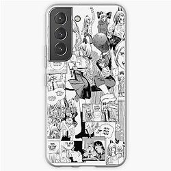 Chainsaw Man Cases - - Power - Manga Collage Samsung Galaxy Soft Case RB0908 #555544