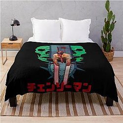 Chainsaw Man Blanket - Chainsaw Man Official Throw Blanket RB0908 #555715