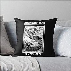 Chainsaw Man Pillows - Chainsaw Man Official Throw Pillow RB0908 #555799