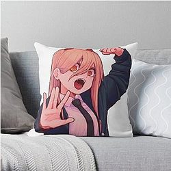 Chainsaw Man Pillows - Power Chainsaw Man Throw Pillow RB0908 #555788
