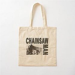 Chainsaw Man Bags - CHAINSAW MAN - Denji Chainsaw Man Cotton Tote Bag RB0908 #555843