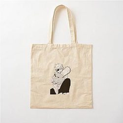 Chainsaw Man Bags - denji and pochita Cotton Tote Bag RB0908 #555865
