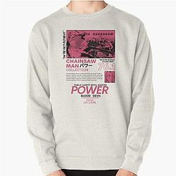 Chainsaw Man Sweatshirts - Chainsaw Man Power Devil Streetwear Pullover Sweatshirt RB0908 #555870