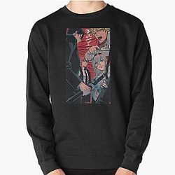 Chainsaw Man Sweatshirts - Chainsaw Man Pullover Sweatshirt RB0908 #555894