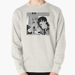 Chainsaw Man Sweatshirts - Chainsaw Man power and Kobeni Pullover Sweatshirt RB0908 #555909