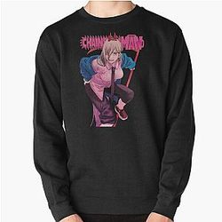 Chainsaw Man Sweatshirts - Chainsaw Man Pullover Sweatshirt RB0908 #555905