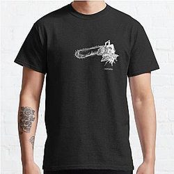 Chainsaw Man T-Shirts - Chainsaw man fan art - Chainsawman Classic T-Shirt RB0908 [ID555979] [ID555979] #555979