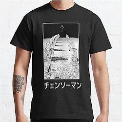 Chainsaw Man T-Shirts - Chainsaw Man Astronaut Panel Classic T-Shirt RB0908 [ID556001] [ID556001] #556001