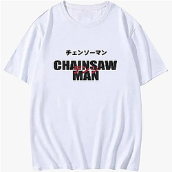 Chainsaw Man T-Shirts - Chainsaw Man Logo Anime Aesthetic T-Shirt