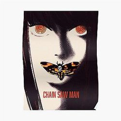 Chainsaw Man Posters - Makima Chainsaw Man Silence of the Lambs Style Poster Poster RB0908 #555582