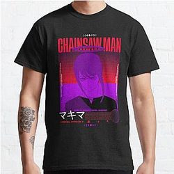 Chainsaw Man T-Shirts - Makima Chainsaw Man Classic T-Shirt RB0908 [ID556010] [ID556010] #556010