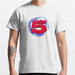 Channel 5 T-Shirts - Channel 5 Logo Pearlescent Classic T-Shirt RB2405