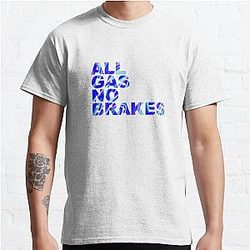 Channel 5 T-Shirts - All Gas No Brakes Logo Pearlescent Classic T-Shirt RB2405