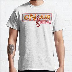 Channel 5 T-Shirts - Channel 5 News on air   Classic T-Shirt RB2405