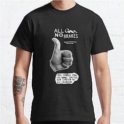 Channel 5 T-Shirts - Andrew Callaghan All Gas No Brakes Classic T-Shirt RB2405