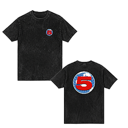 The Basic Logo DTNK2304 Washed Channel 5 T-Shirts