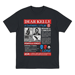 Dear Kelly NewspaperLA 2404 Channel 5 T-Shirts