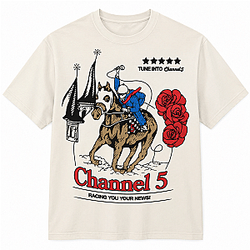 Racing You Your News DTNK1407 Channel 5 T-Shirts