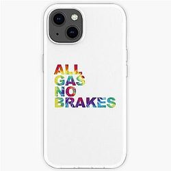Channel 5 Cases - All Gas No Brakes Logo Rainbow iPhone Soft Case RB2405