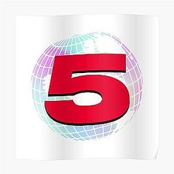Channel 5 Posters - Channel 5 Logo Bubblegum Poster RB2405