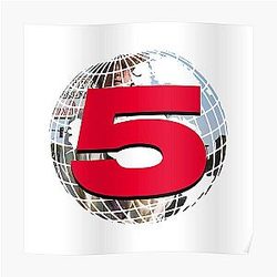 Channel 5 Posters - Channel 5 Logo Andrew Poster RB2405