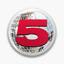 Channel 5 Pins - Channel 5 Logo Andrew Pin RB2405