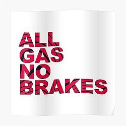 Channel 5 Posters - All Gas No Brakes Logo Pewdiepie Pattern Poster RB2405