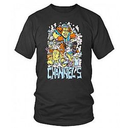 Channel 5 T-Shirts – Characters Cream Cartoon Printed Classic T-Shirt