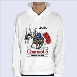 Channel 5 Hoodies - Racing You Your News Pullover Hoodie