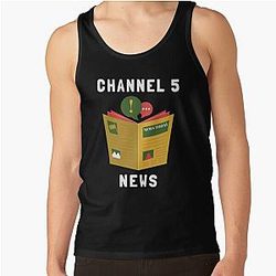 Channel 5 Tank Tops - CHANNEL 5 NEWS  Andrew Callaghan  All Gas No Breaks Essential Tank Top RB2405