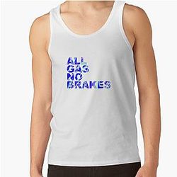 Channel 5 Tank Tops - All Gas No Brakes Logo Pearlescent Tank Top RB2405