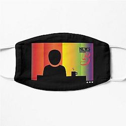 Channel 5 Face Masks - Channel 5 News T.V Flat Mask RB2405