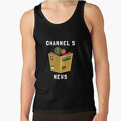 Channel 5 Tank Tops - CHANNEL 5 NEWS | Andrew Callaghan | All Gas No Breaks Tank Top RB2405