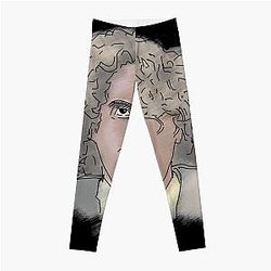 Channel 5 Leggings - Andrew Callaghan Channel5 News Merch Design, Andrew Callaghan Channel5 T shirt Design, All Gas, All Gas No Breaks Leggings RB2405