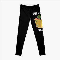 Channel 5 Leggings - CHANNEL 5 NEWS  Andrew Callaghan  All Gas No Breaks   Leggings RB2405