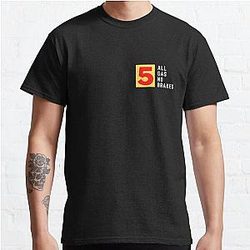 Channel 5 T-Shirts - All Gas No Brakes 5 Logo Classic T-Shirt