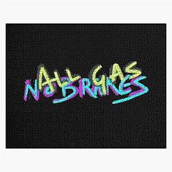 Channel 5 Puzzles - Andrew Callaghan Channel5 News Merch Design, Andrew Callaghan Channel5 T shirt Design, All Gas, All Gas No Breaks Jigsaw Puzzle RB2405