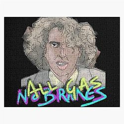 Channel 5 Puzzles - Andrew Callaghan Channel5 News Merch Design, Andrew Callaghan Channel5 T shirt Design, All Gas, All Gas No Breaks Jigsaw Puzzle RB2405