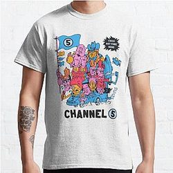 Channel 5 T-Shirts - Channel 5 Funny Graphic Classic T-Shirt