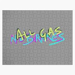 Channel 5 Puzzles - Andrew Callaghan Channel5 News Merch Design, Andrew Callaghan Channel5 T shirt Design, All Gas, All Gas No Breaks Jigsaw Puzzle RB2405